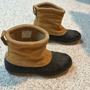 Sorel Men’s Cheyanne Pull On Leather Rubber Waterproof Boots Size 11